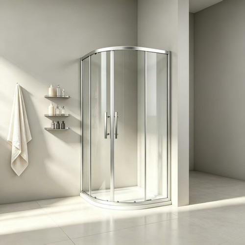 Offset quadrant shower - offset,