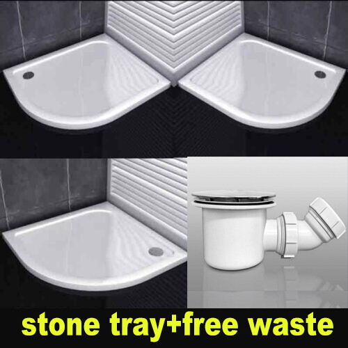 Quadrant slimline stone - quadrant, tray