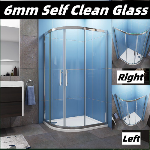 Offset walkin quadrant shower - walkin,