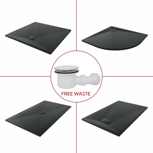 Anti slip tray black square - anti-slip,