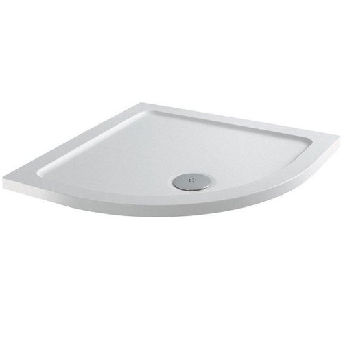 Modern quadrant shower - modern, tray