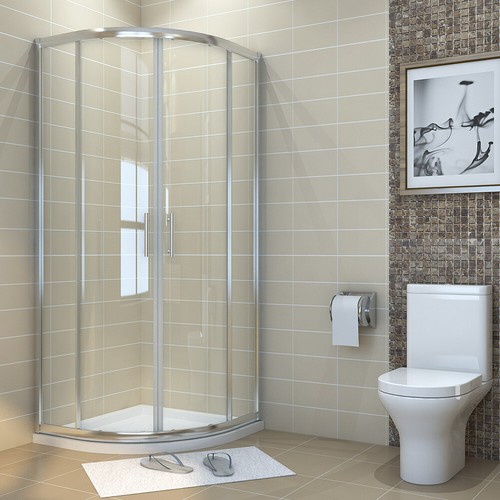 Offset quadrant shower - offset,