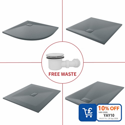 Slate effect square rectangle - slate,