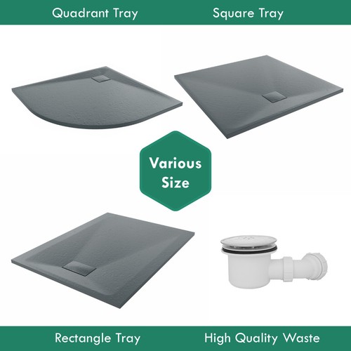 Smc anthracite shower tray for - shower,