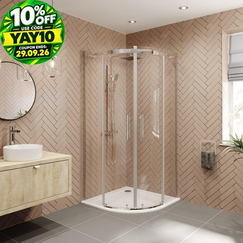 900 900mm quadrant shower - x,